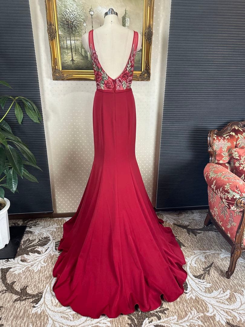 刺繍タイトロングドレス演奏会ステージ誕生日二次会パティーキャバ嬢ナイトクラブ