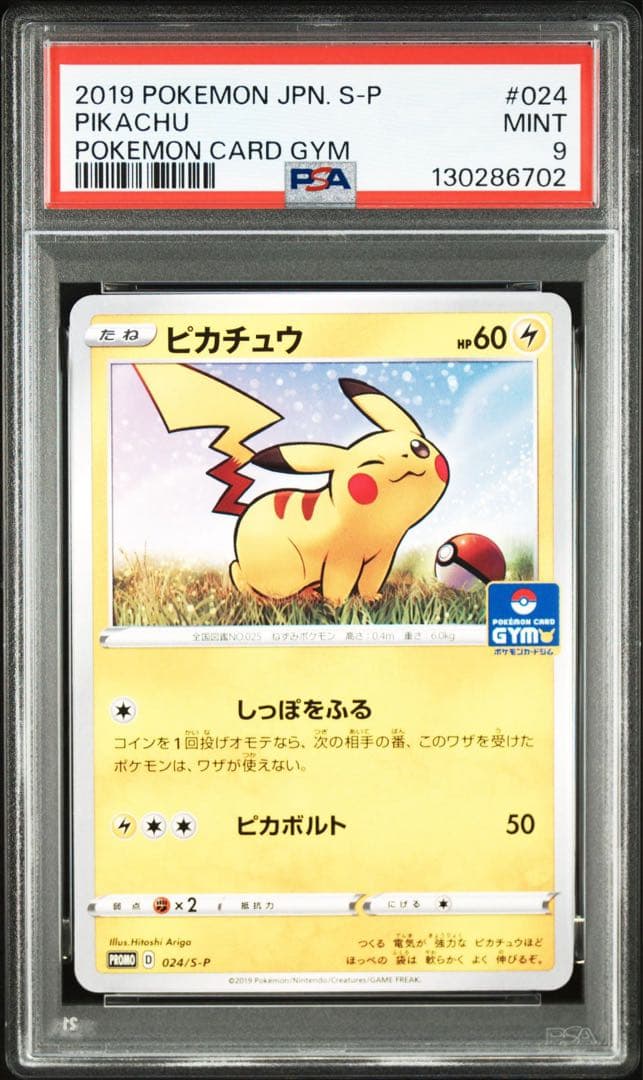 PSA9 ピカチュウ024/s-p GYM ジムプロモPROMO S-P