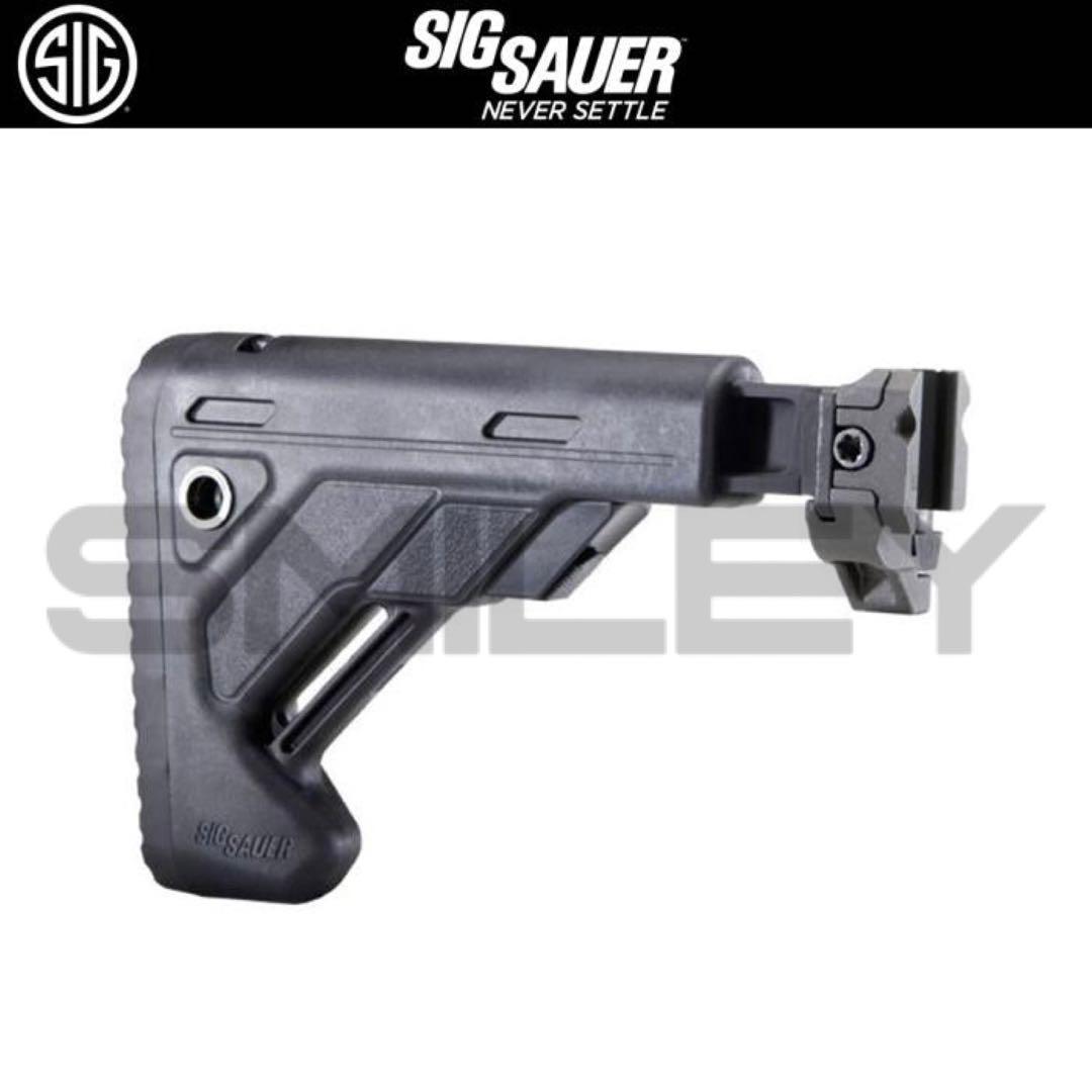 少量入荷 実物 SIGテレスコープ フォールディングストック BK