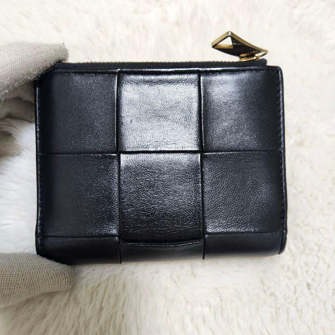 たけ✨極美品　RFID搭載✨ボッテガ　二つ折り　カセット　イントレチャート