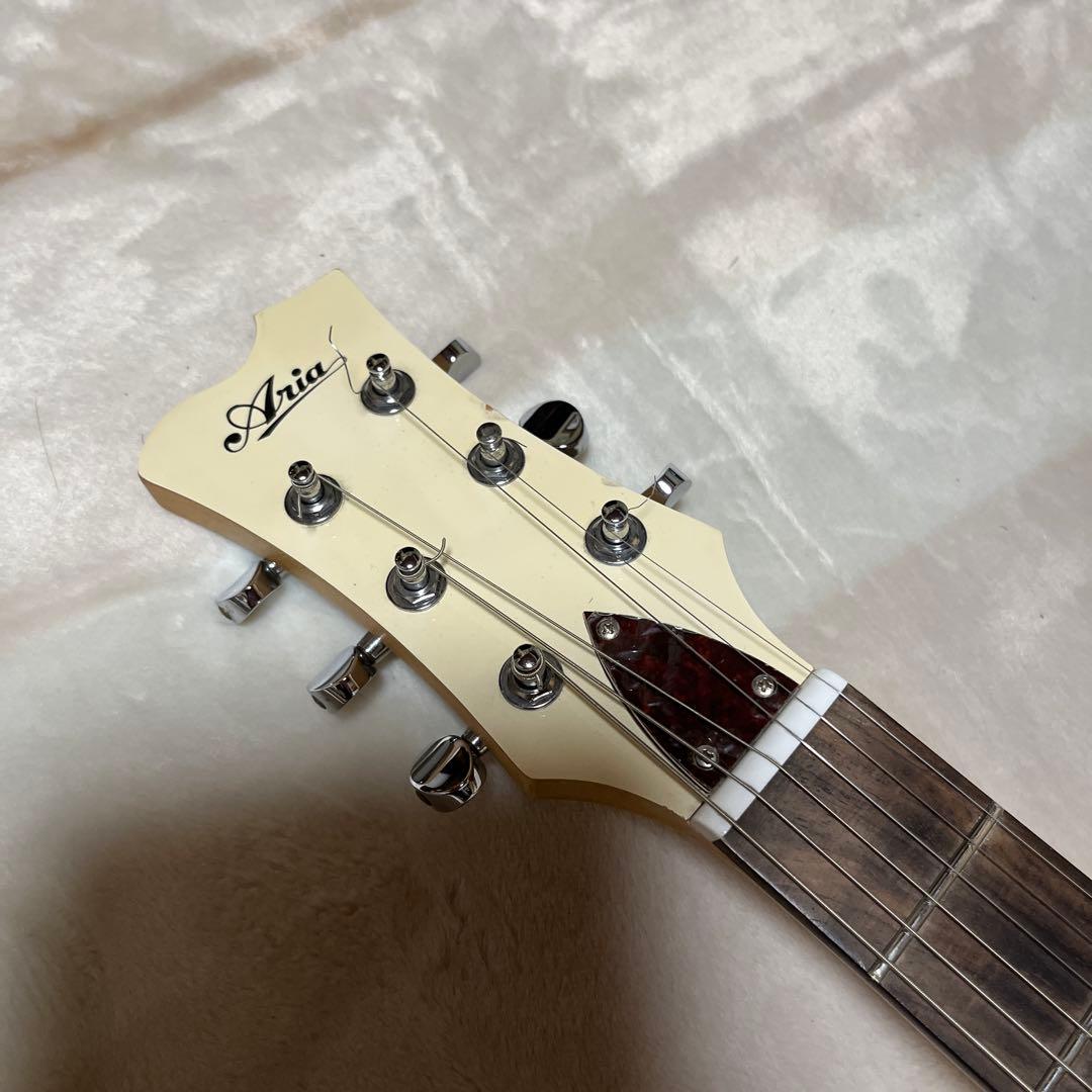 Aria DM-01 モズライトタイプ　P90 アイボリー