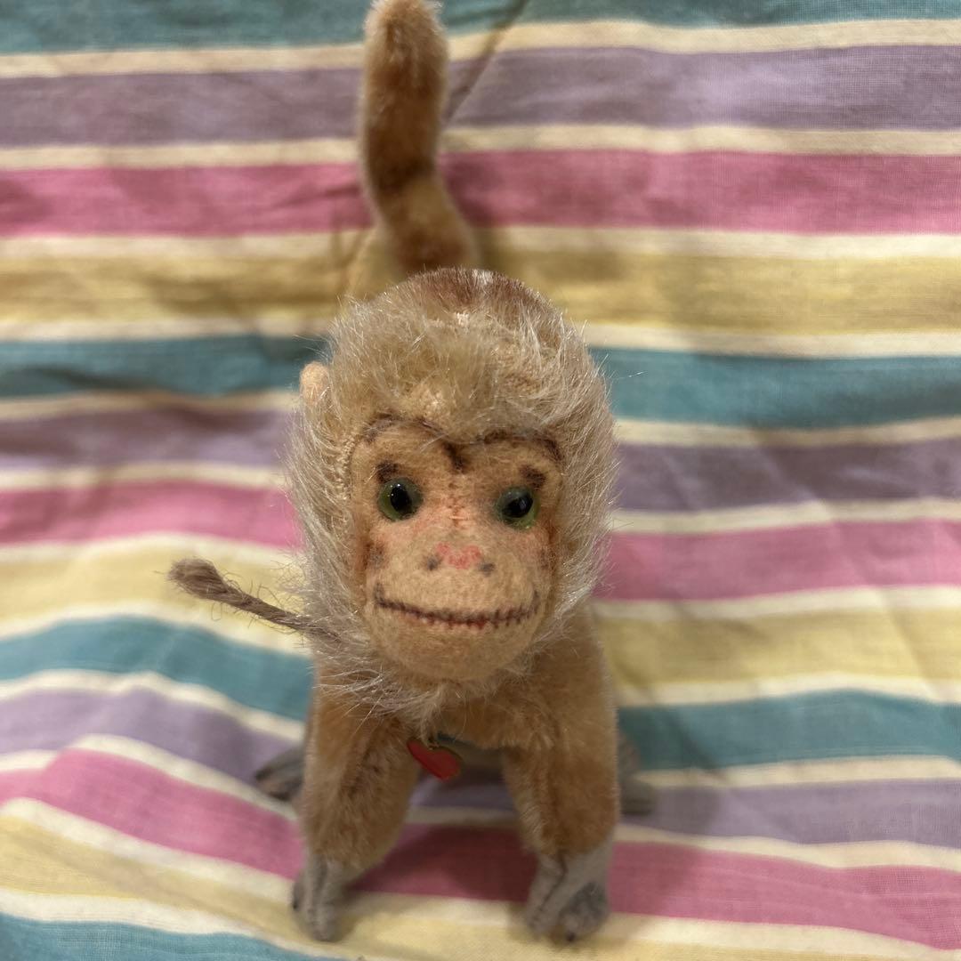 最終お値下げ　ヴィンテージ　ベルグ　かわいいお猿さん