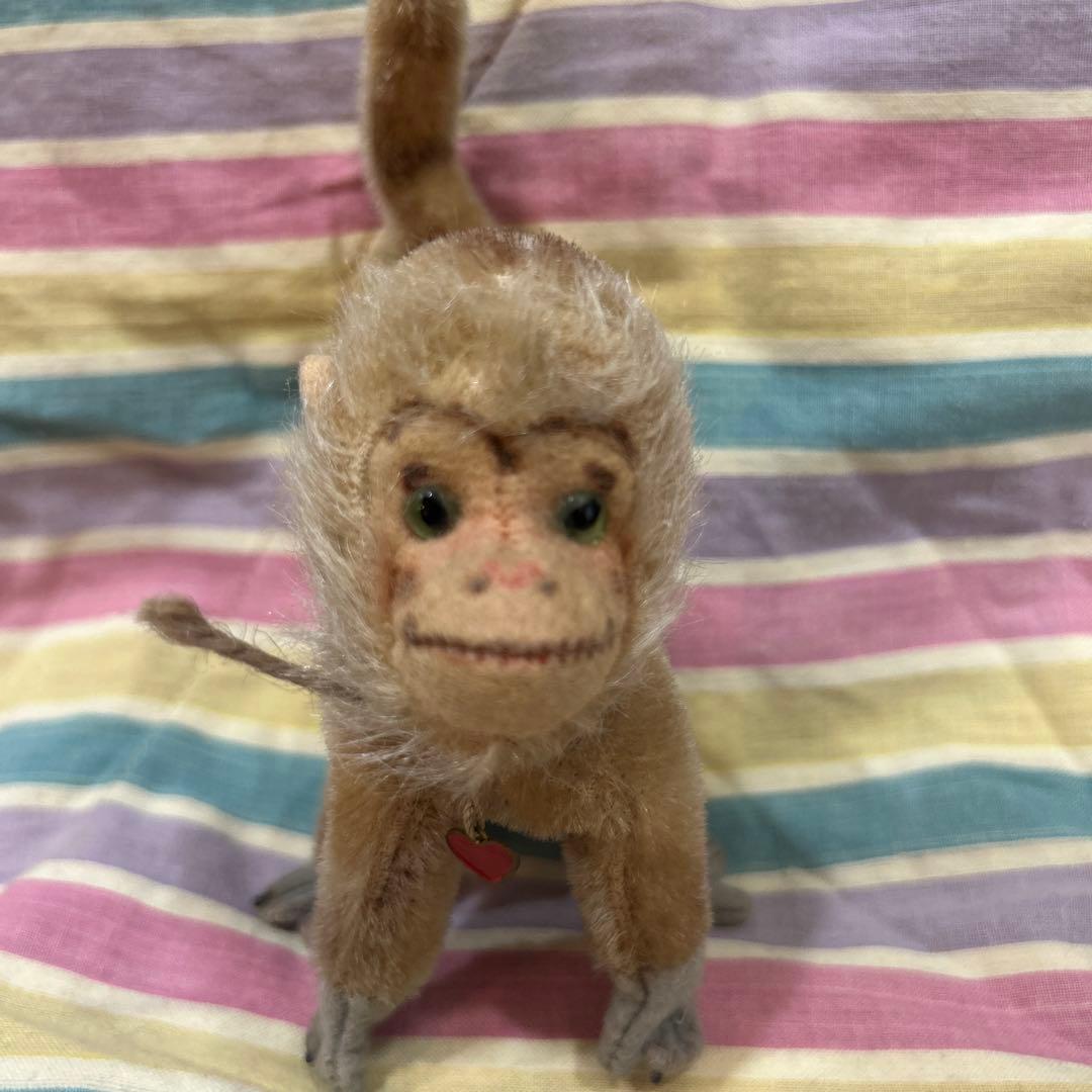 最終お値下げ　ヴィンテージ　ベルグ　かわいいお猿さん