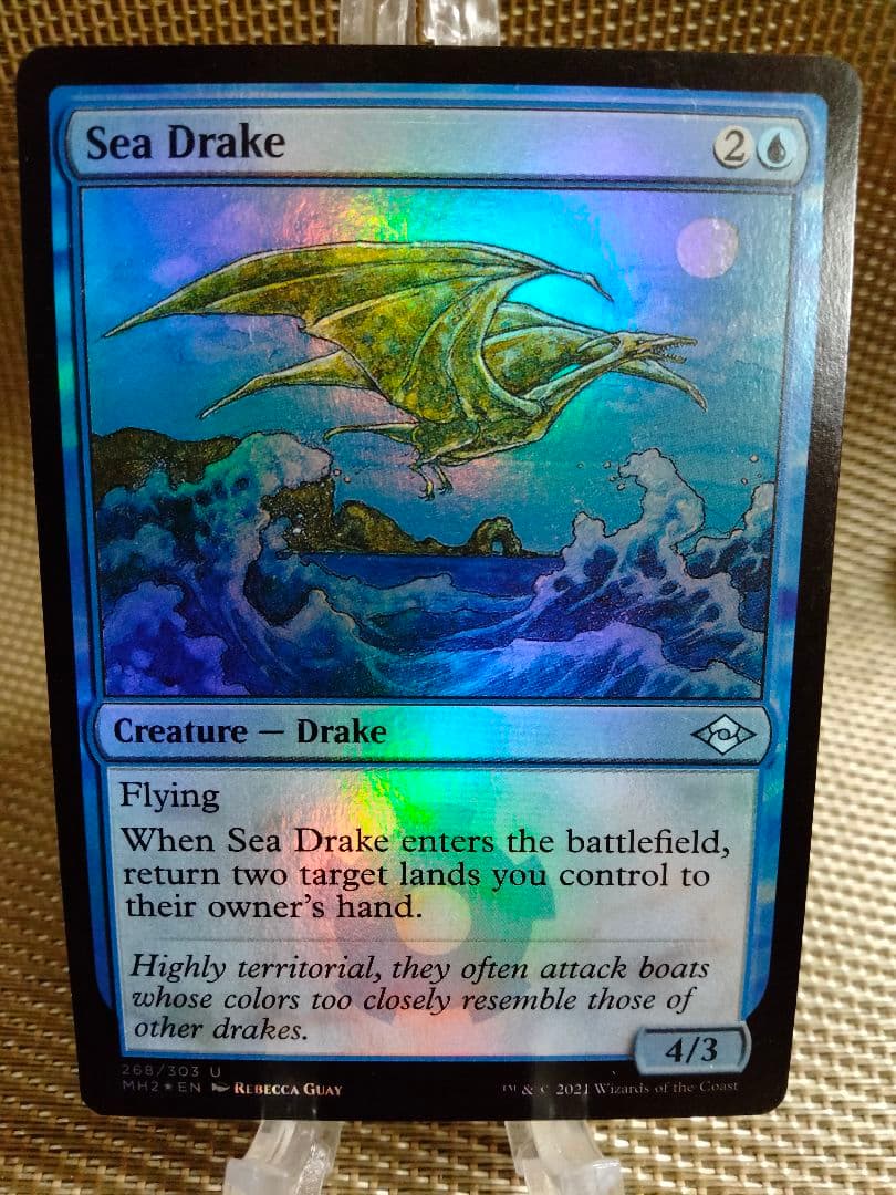 【ご確認用】モダンホライゾン2 foil 海のドレイクb 英語  1枚 MTG