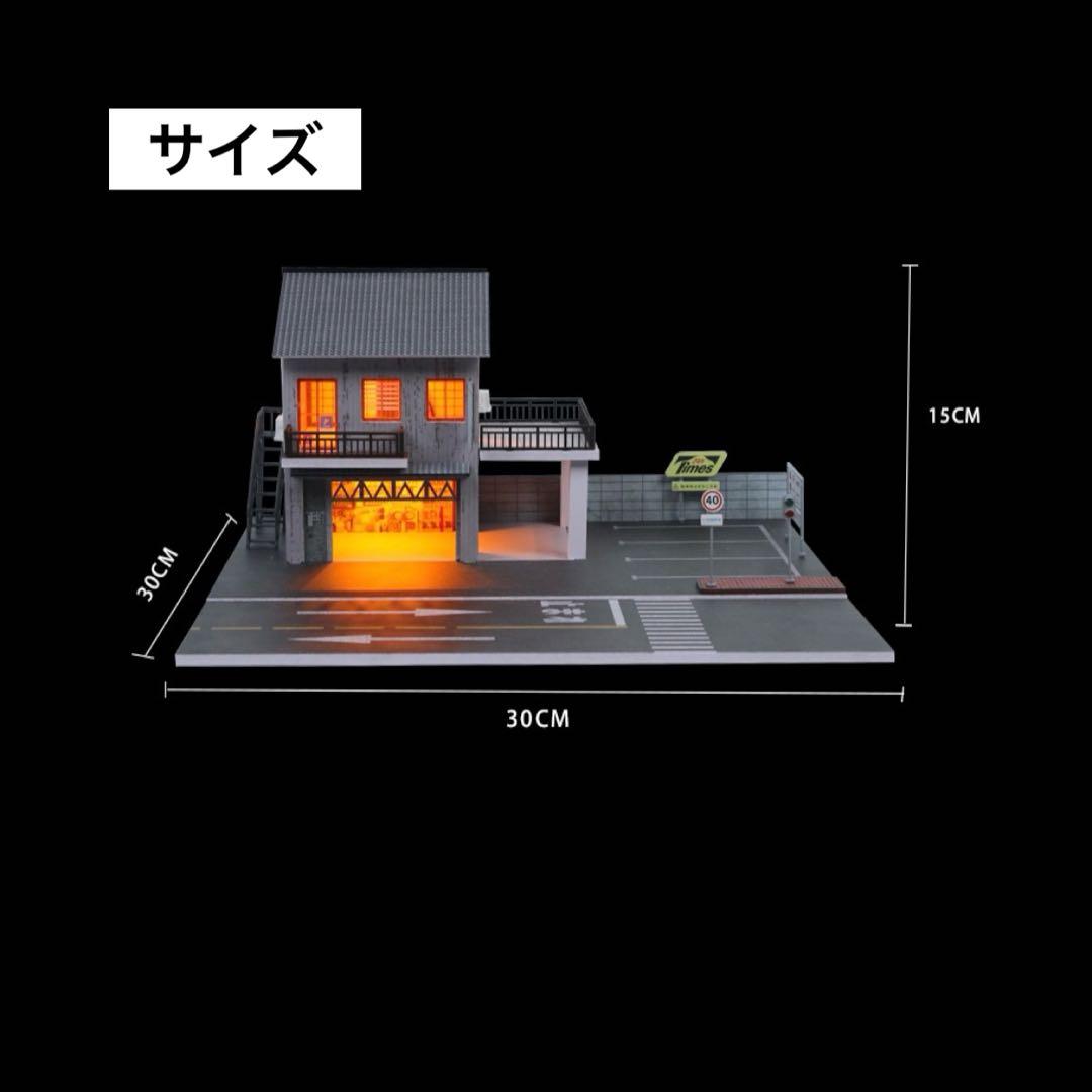 1/64 ガレージ　自動車修理　模型　moreart ホットウィール　115