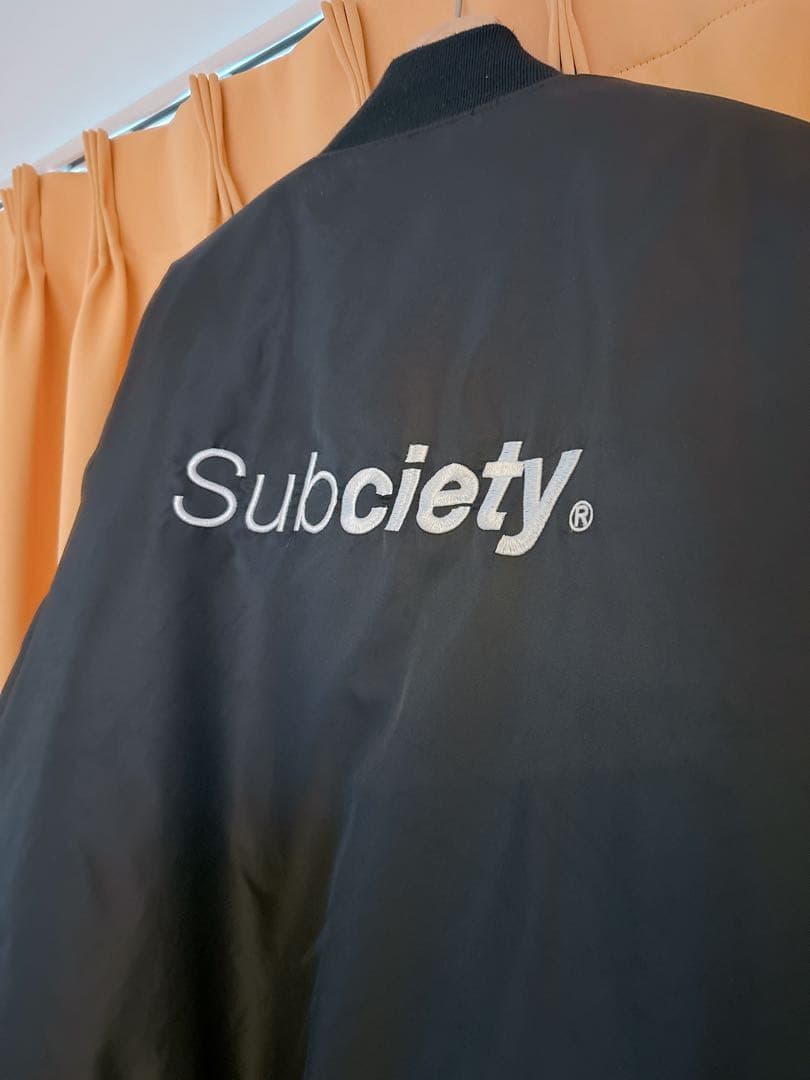 Subciety ブラック ジャンパー・ブルゾン　MA-1