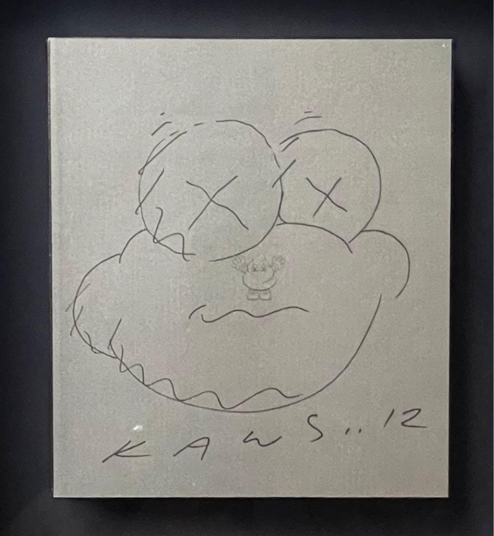 カウズ 2012年 サイン スケッチアート 額装 Kaws sketch