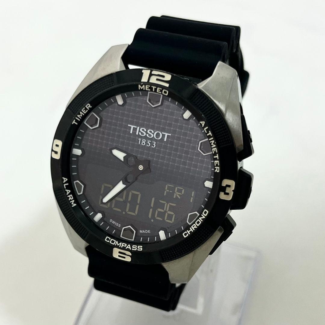 【稼働】 TISSOT T-TOUCH T091420A ソーラー 腕時計