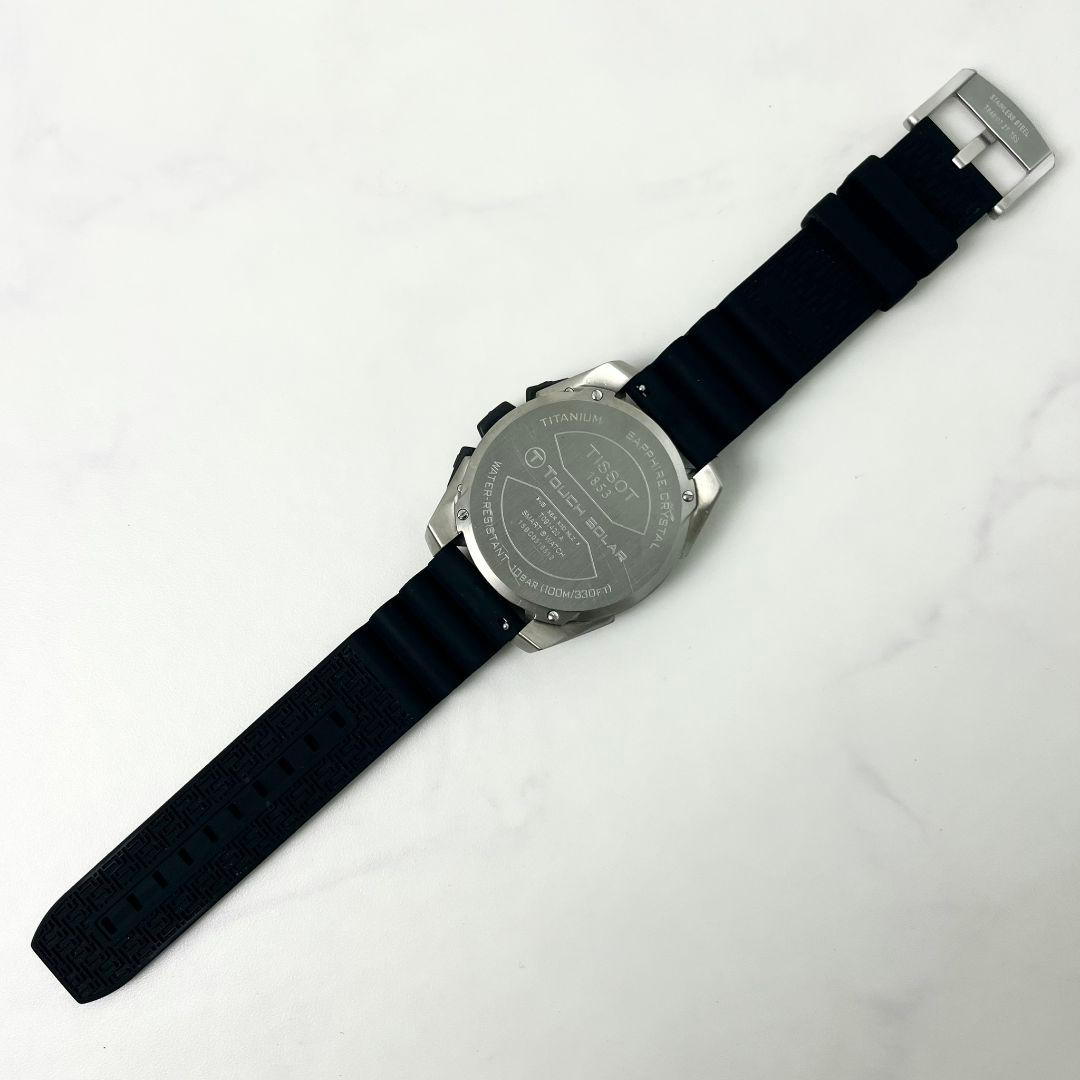 【稼働】 TISSOT T-TOUCH T091420A ソーラー 腕時計