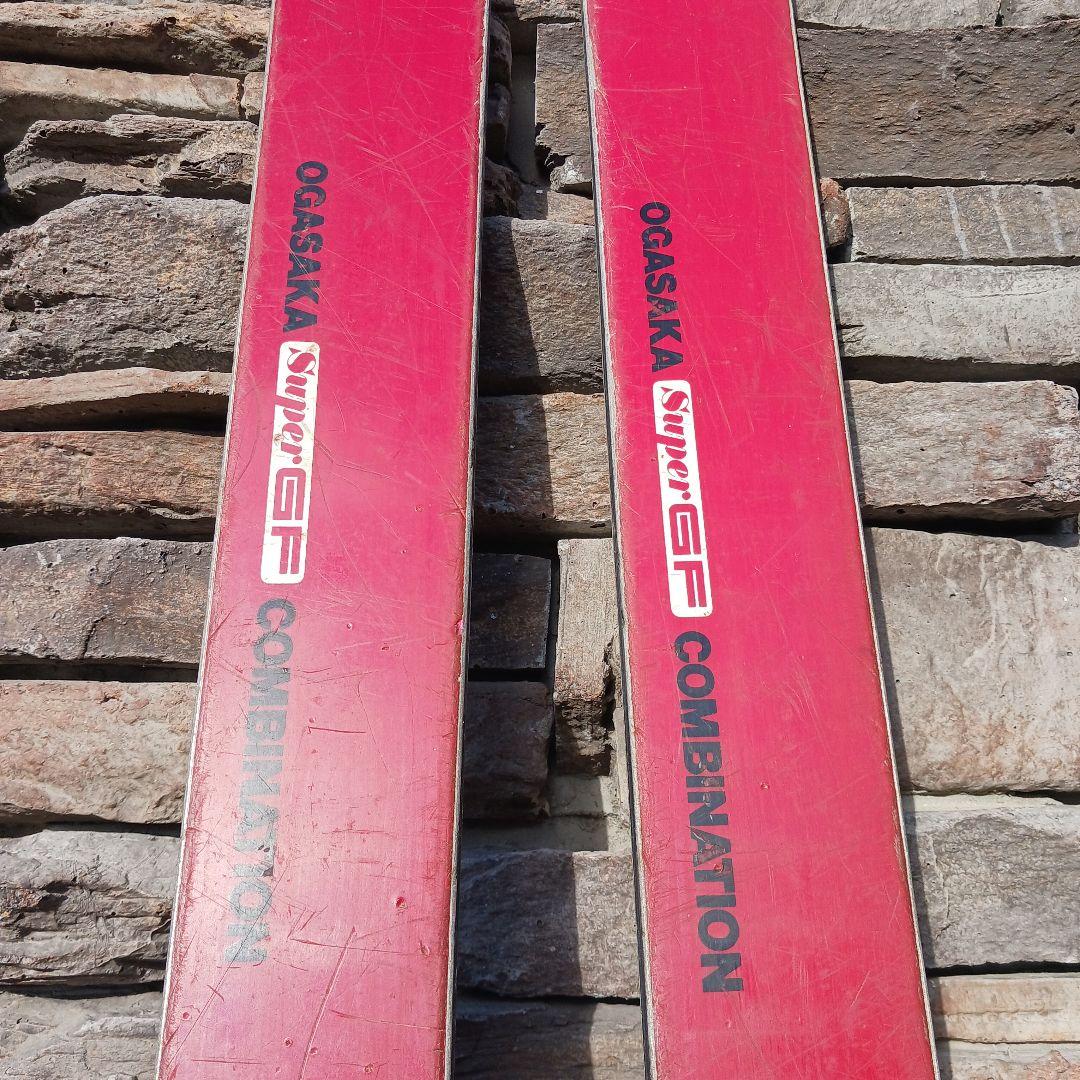 アンティーク　スキー・ストックセット　オガサカ　マーカー