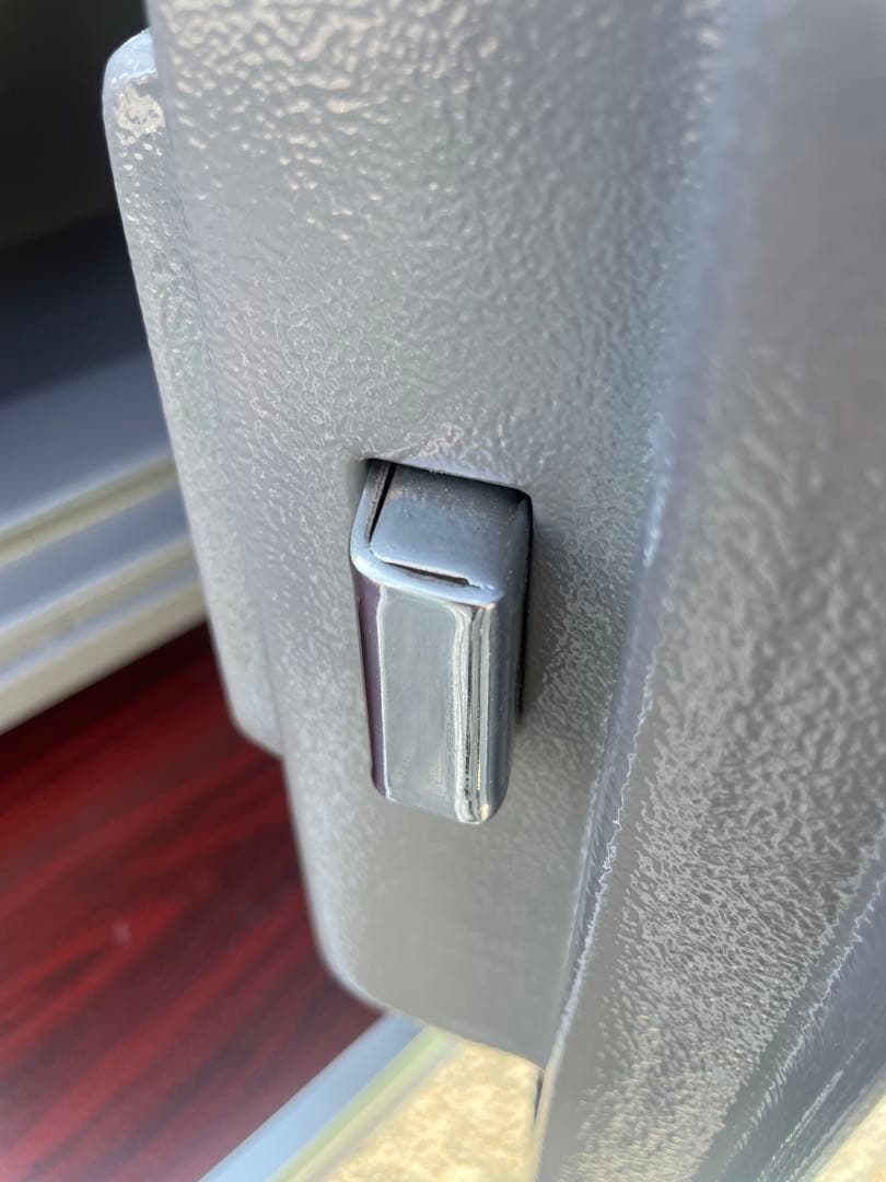 EIKOエーコー耐火金庫21.6Lシリンダー錠 指紋認証ダブルロックES-9FN