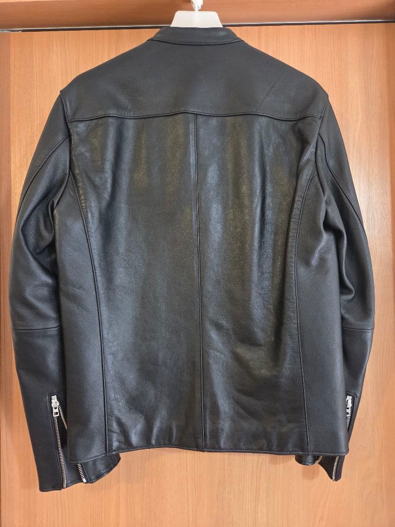 LIDNM シングルライダースジャケット ブラック メンズ L