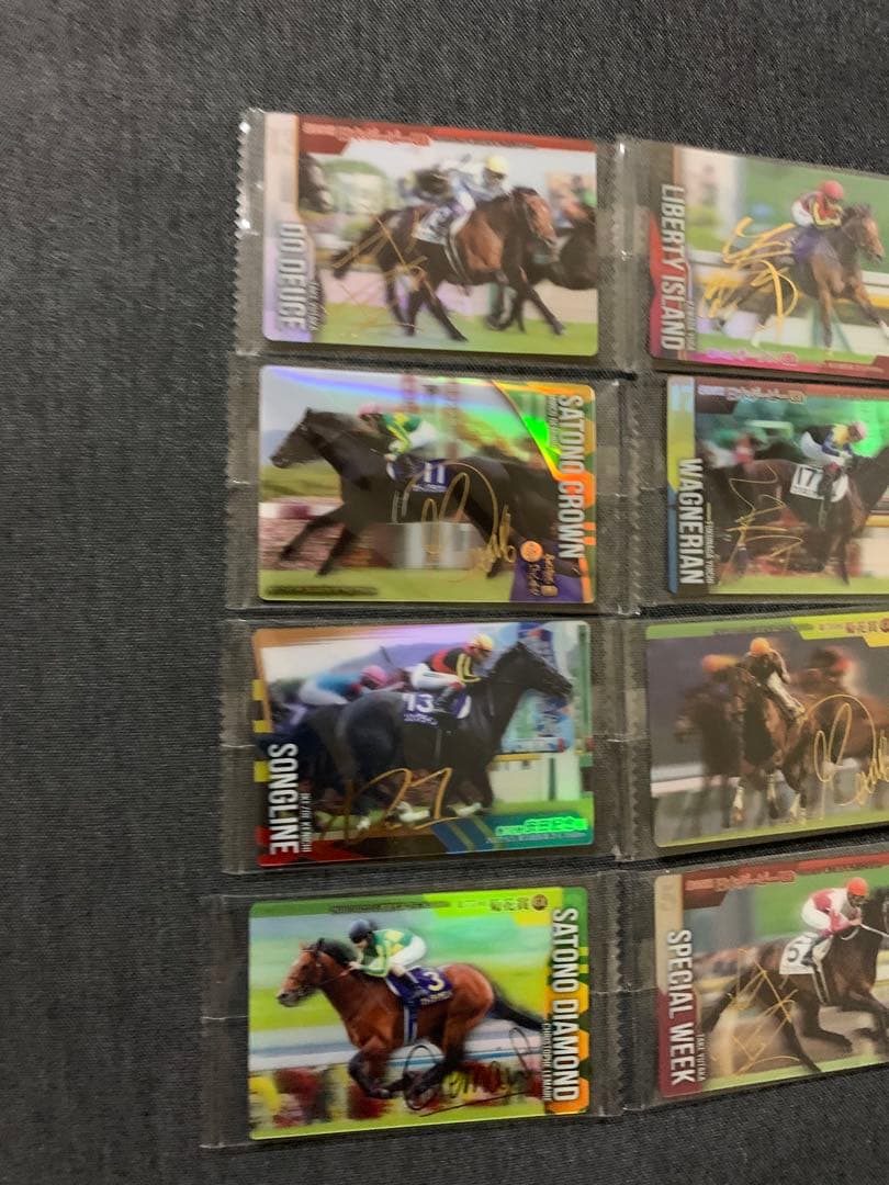 第1弾　サイン入り　12種12枚　サラブレッドホースコレクション