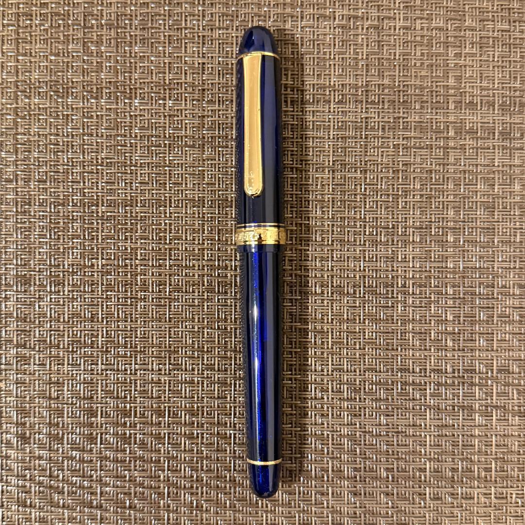 プラチナ万年筆 #3776センチュリー シャルトルブルー 字幅F