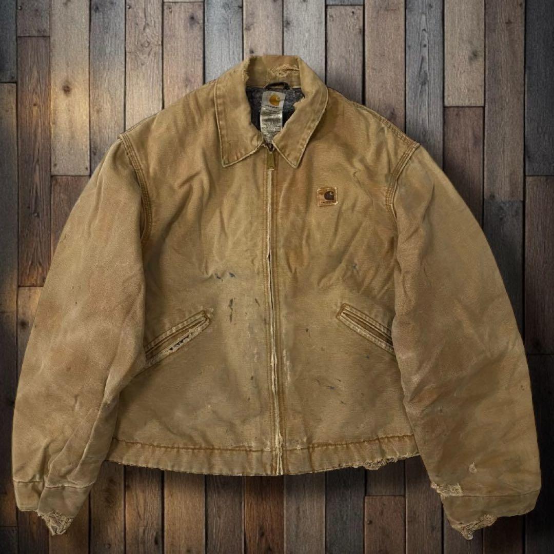 古*○様 Carhartt カーハート ダック ダメージ デトロイトジャケット