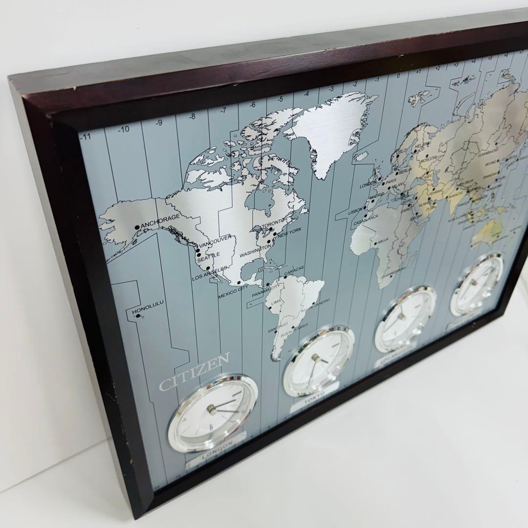 希少 CITIZEN world time シチズン ワールドタイム 掛時計