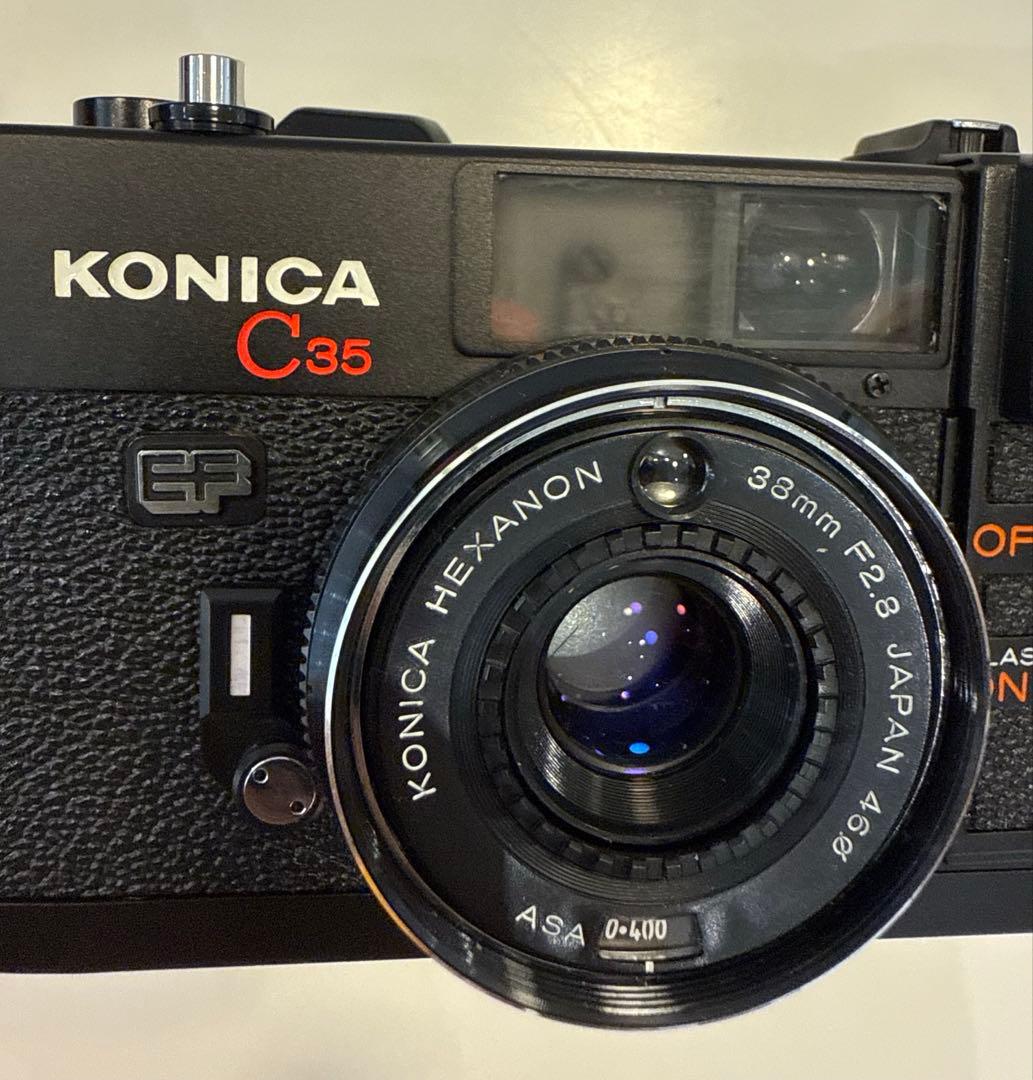 【超 美 品！】KONICA C35 EF フィルムカメラ