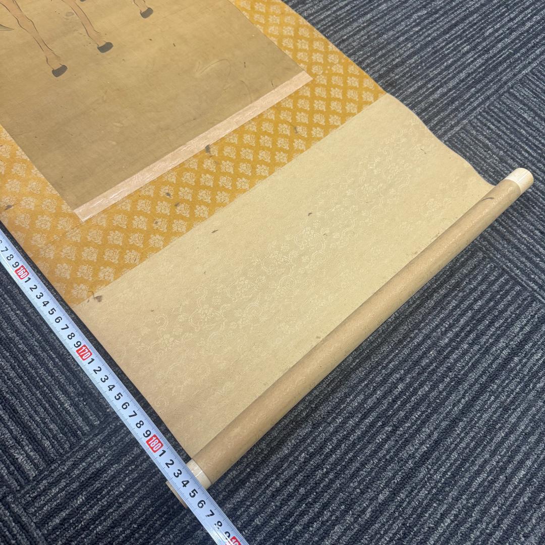 中国古美術 　掛け　軸 骨董品 現状品 旧蔵 時代物　肉筆