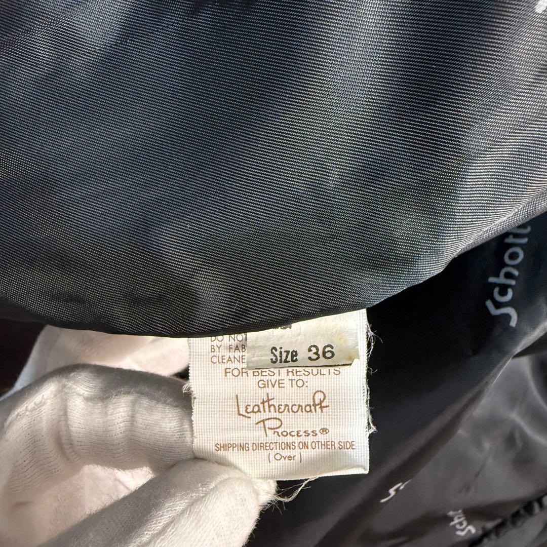 Schott 643 USA ショット シルグルライダースジャケット