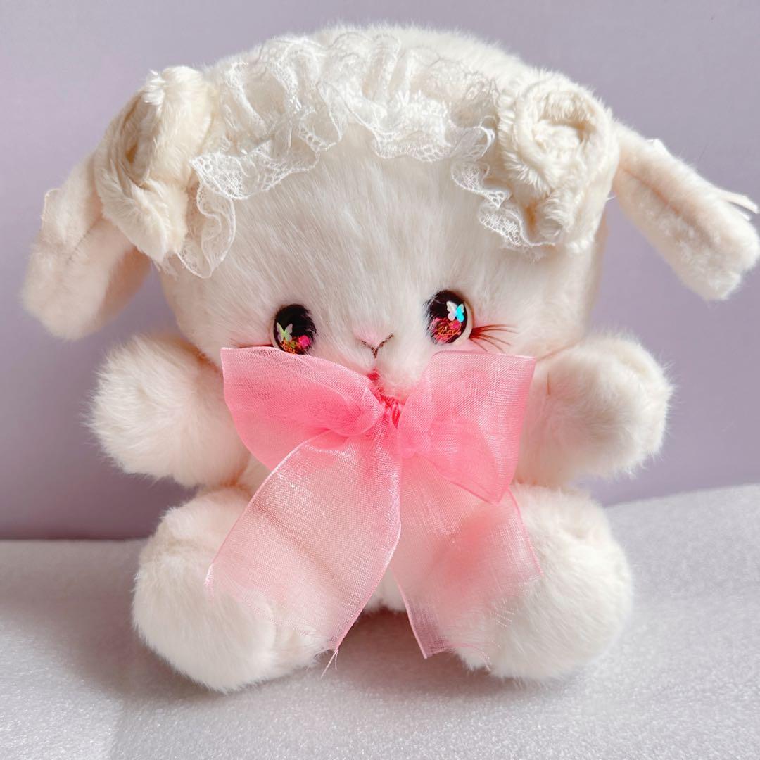 pream サンリオ くま 作家 テディベア ハンドメンド ぬいぐるみ 羊