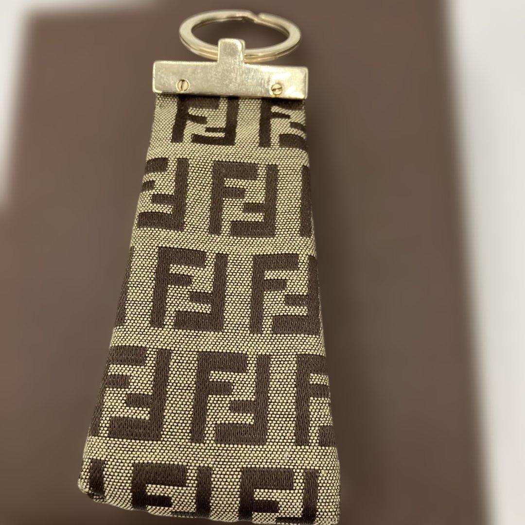 【超美品】FENDI ケース ブラウン・ゴールド