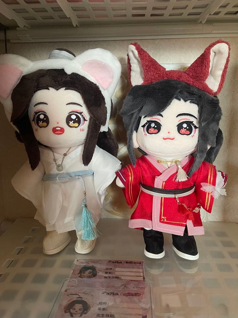 天官賜福 minidoll ぬい 謝憐 花城 三郎 ＋謝隣1