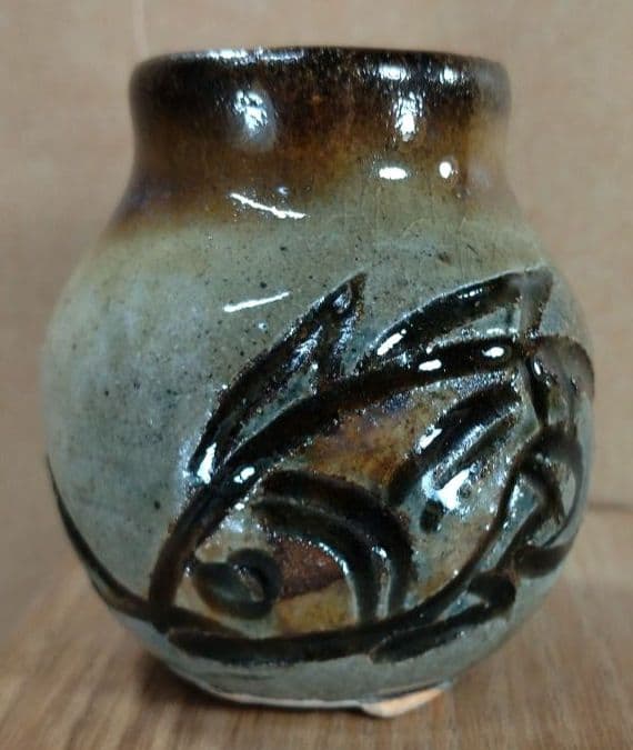 【本物保証】金城次郎 小壷 共箱 壷屋焼 琉球陶器人間国宝 美品 やちむん