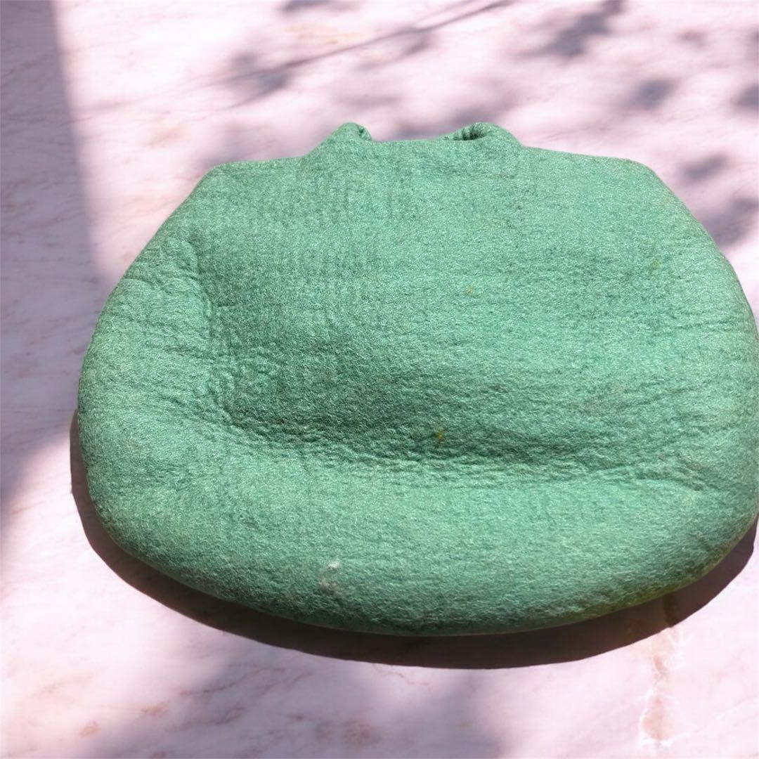 【レア❤️】ショルダータイプ　羊毛立体フェルトバッグ　ハンドメイド　猫バッグ　A4