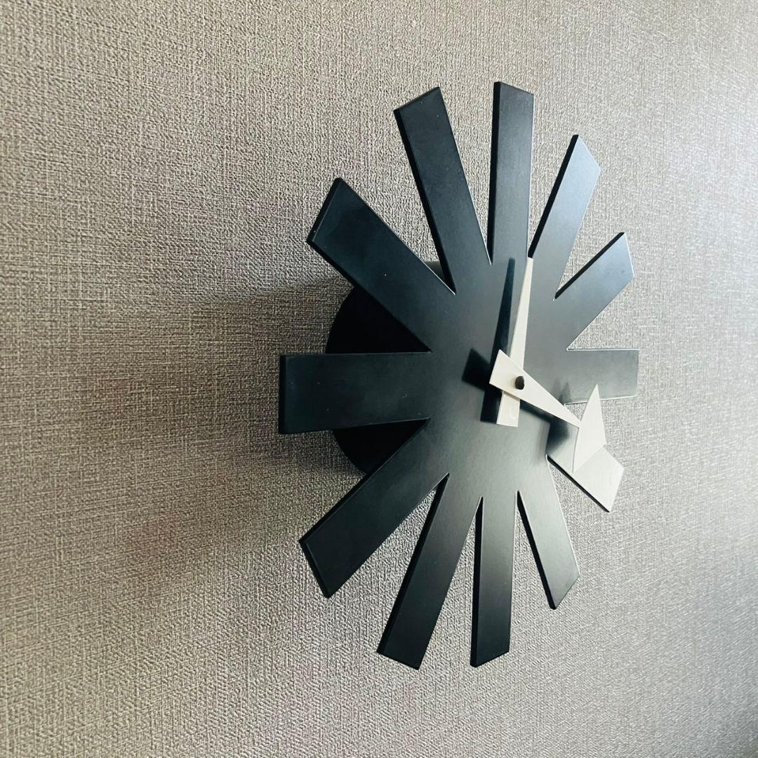 《正規品》ジョージ・ネルソン アスタリスククロック ヴィトラ《ブラック》