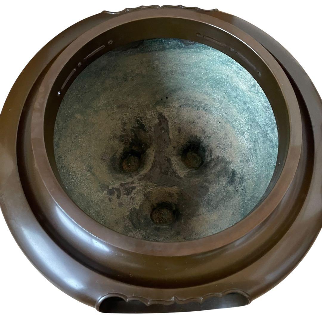 【大特価‼︎】般若勘渓作　茶道具　唐銅朝鮮風炉　新品未使用