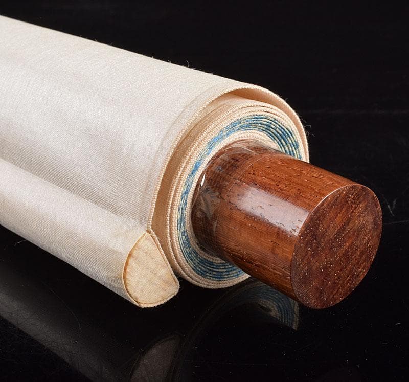 中国　掛軸　斉白石　水墨画　海老図　C　4142B