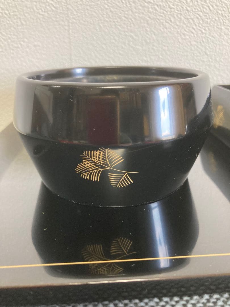 煙草盆　輪島塗　未使用品