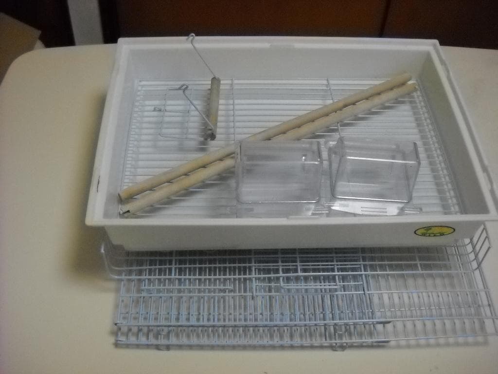 鳥かご ＆飼育セット＆おもちゃ付き