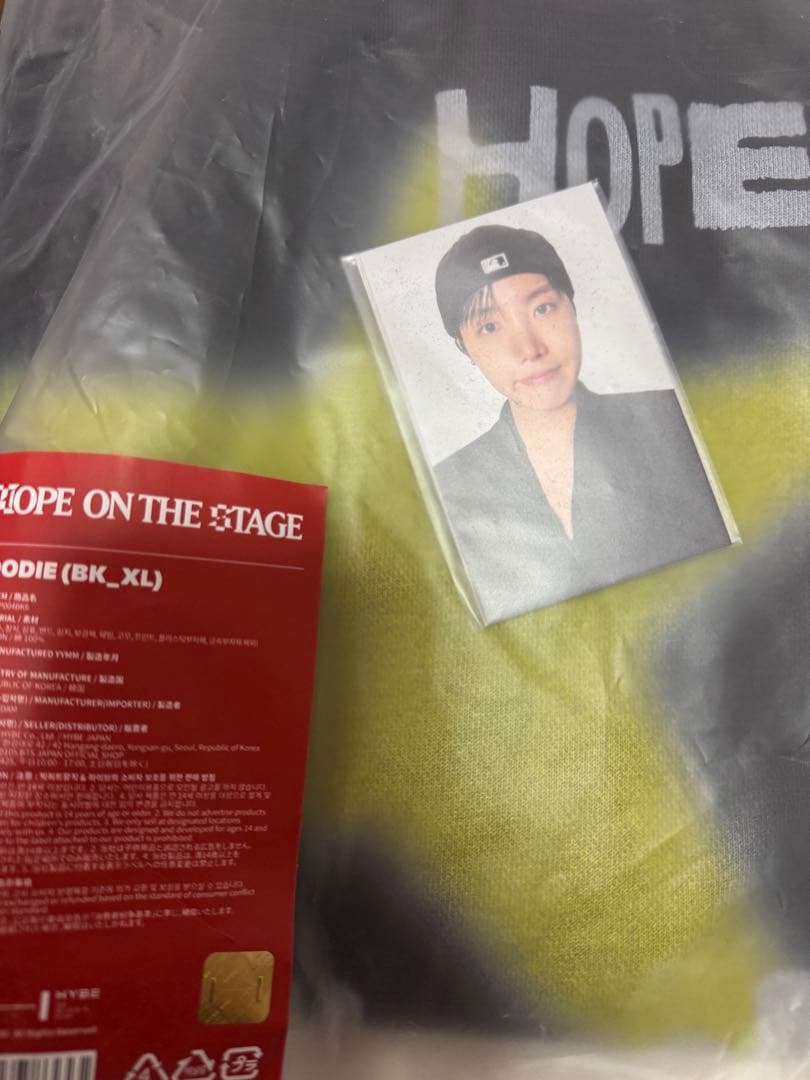 HOPE ON THE STAGE ホソク jhopeフーディー XL パーカー