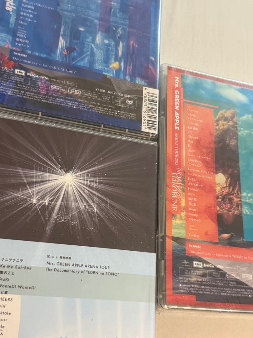 Mr. GREEN APPLE ライブDVD 3点セット