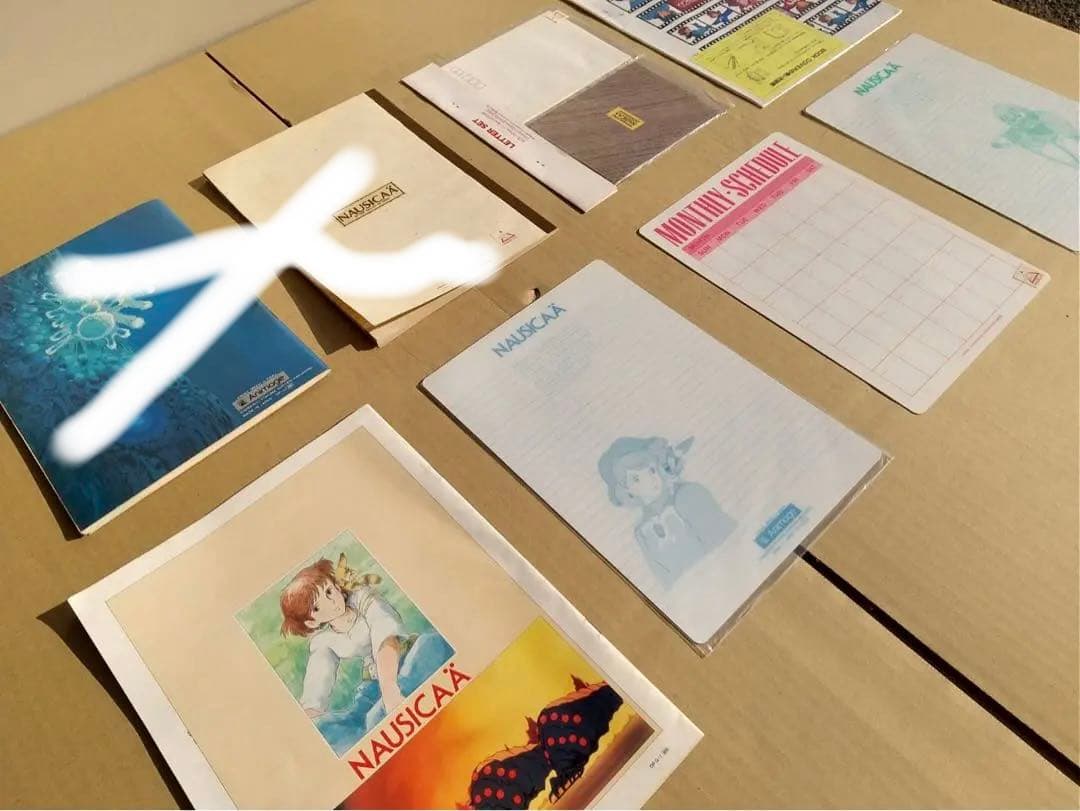 【O-1232】風の谷のナウシカ ノート 下敷き 映画 パンフレット 80年代