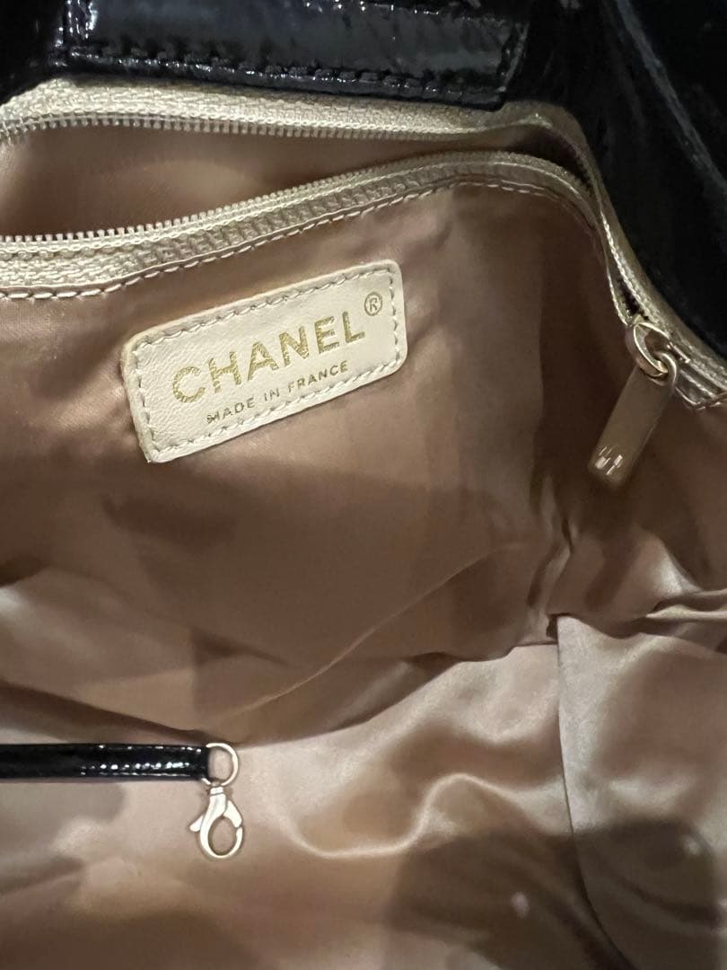 【美品】CHANEL シャネル　ブラック ハンドバッグ
