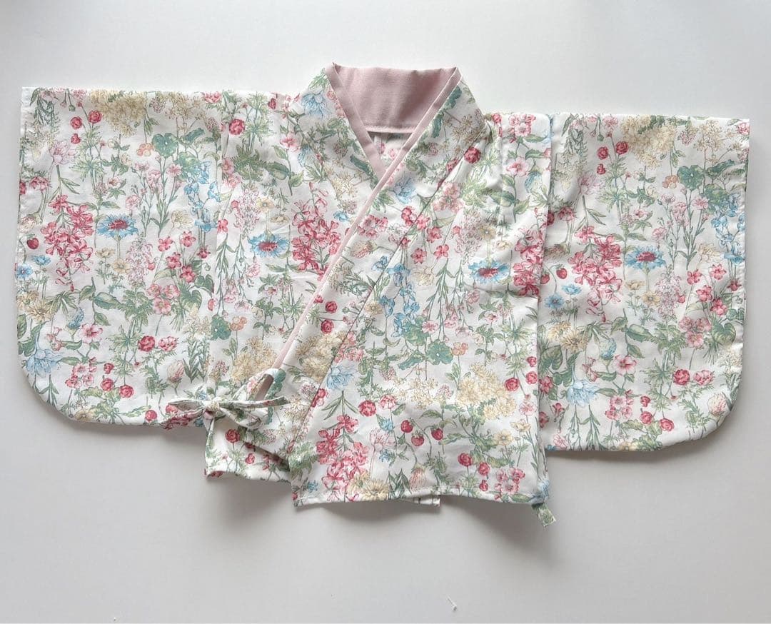 《60-100ワンサイズ》ベビー袴　ベビー着物　お食い初め 初節句❁⃘*.゜