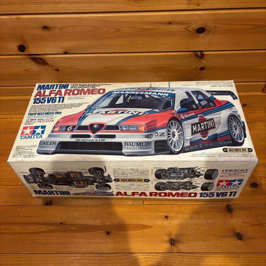 タミヤ 1/10 マルティーニ アルファロメオ 155 V6 TI TA03F