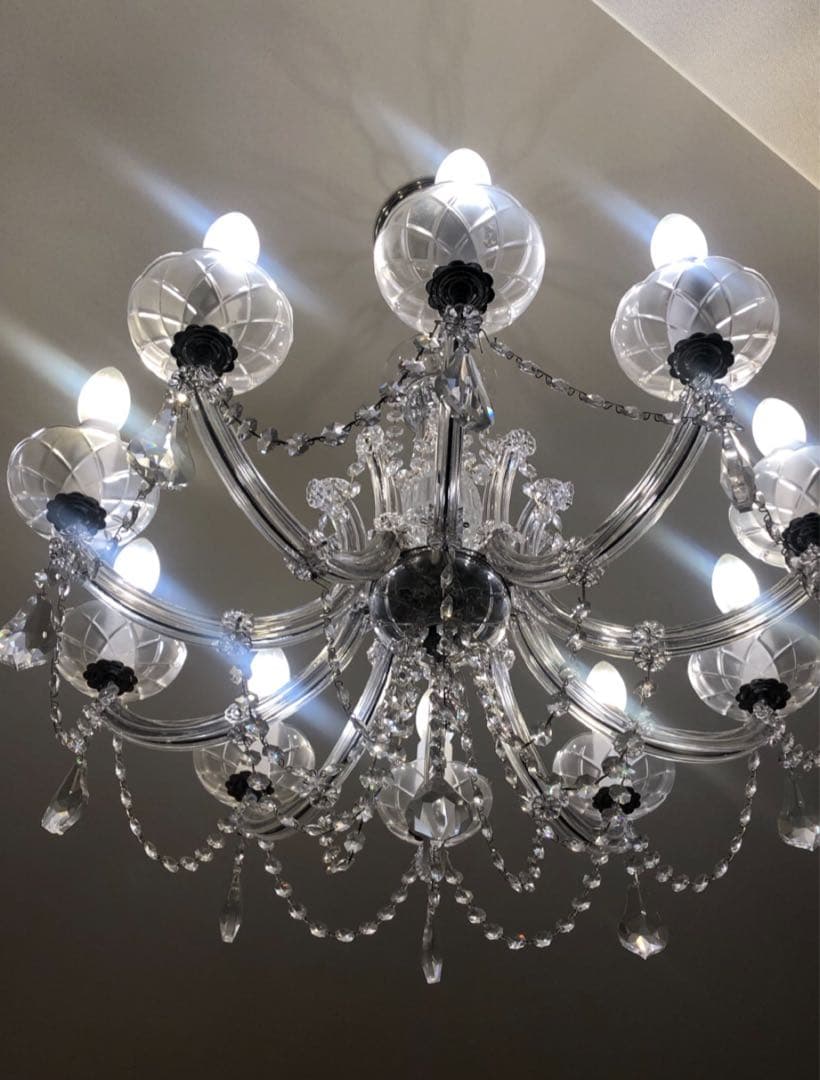 定価40万♡大塚家具購入クリスタル シャンデリア ARL-2930N/10CR