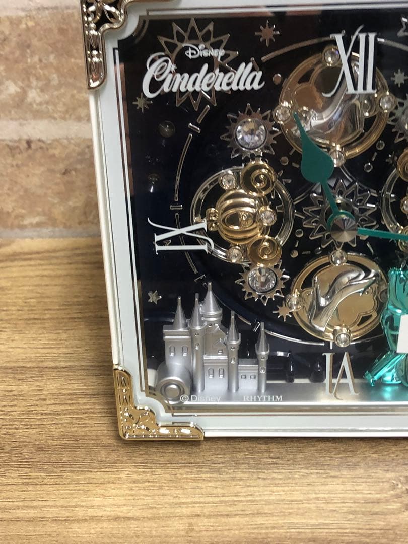 シンデレラ ディズニー クロック からくり　スワロフスキー