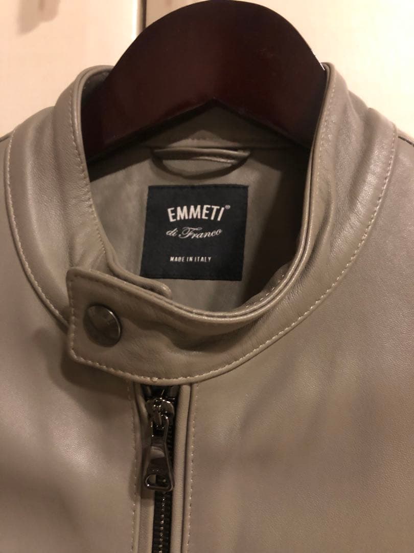 美品　EMMETI エンメティ シングルライダースGIAPPONE-078