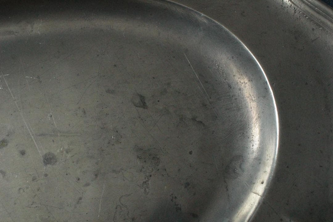 エタンオーバルプレート大/フランスアンティークアクセサリートレイ