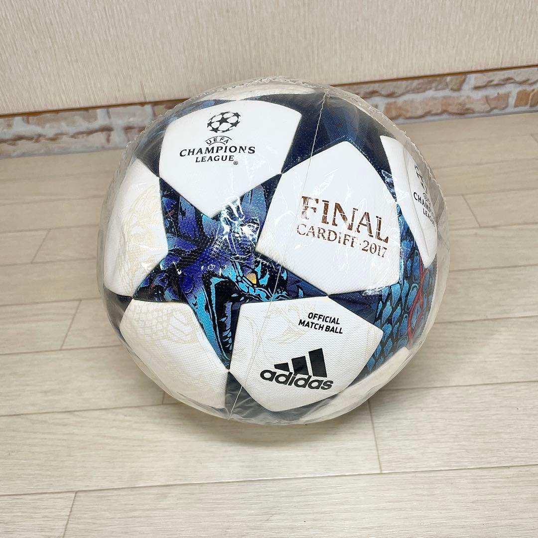 希少　未開封　サッカーボール　UEFA 2017　カーディフ 公式　試合球　5号