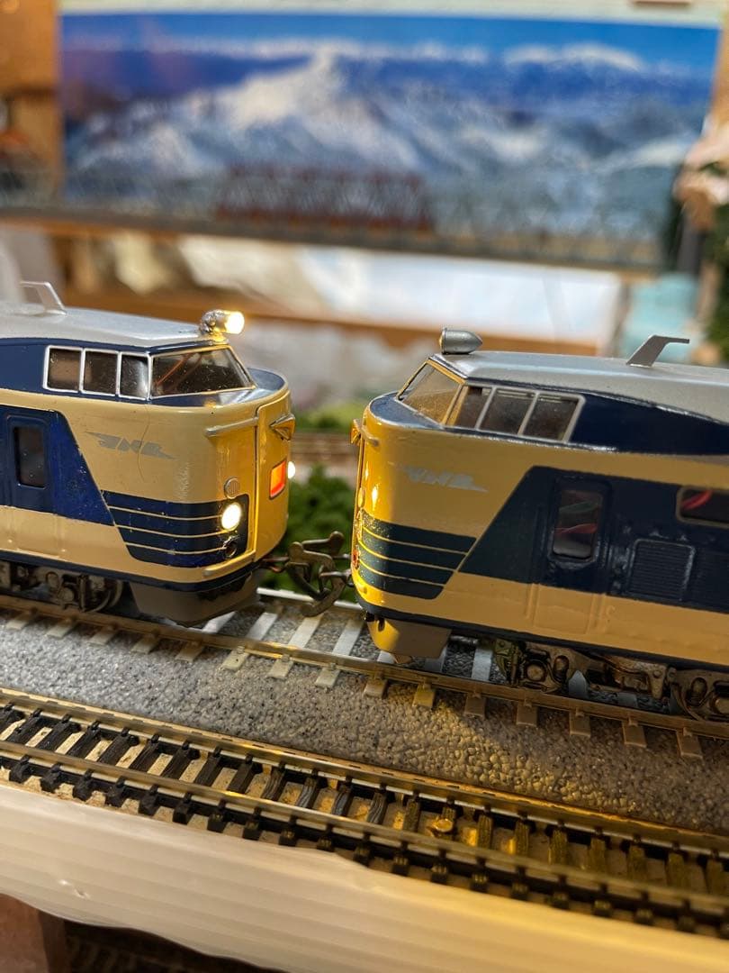 KTM 581系HO＋おまけ機関車4両＋更におまけ1両