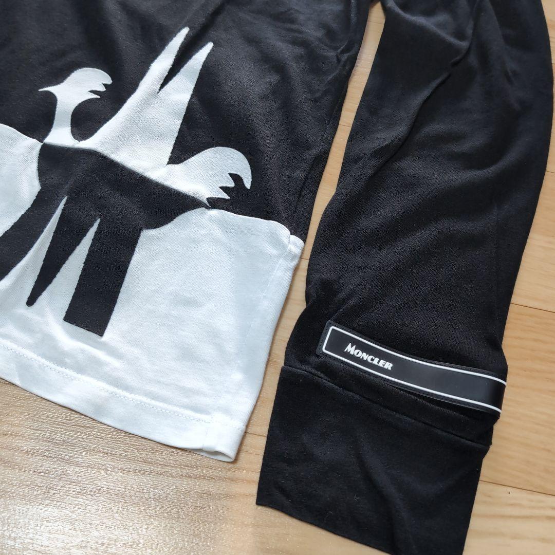 専用ページ モンクレール　長袖Tシャツ MONCLER 黒 白
