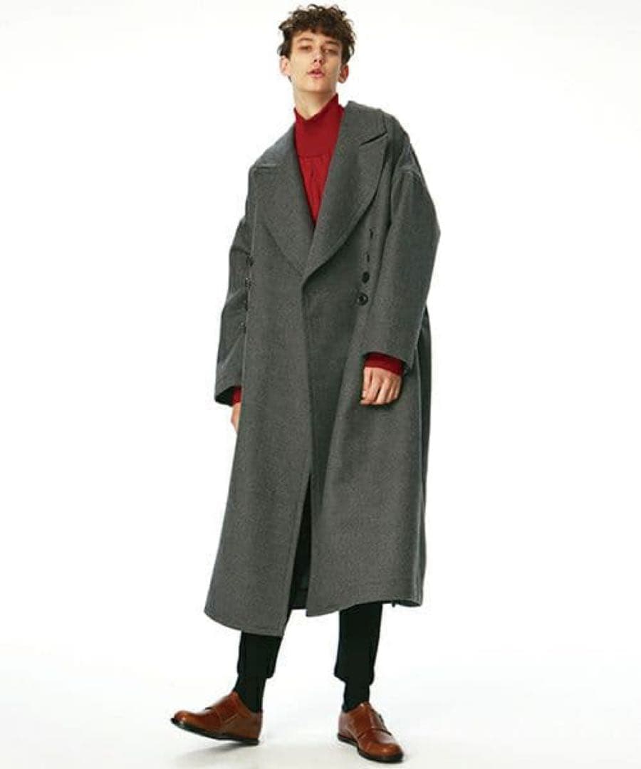 SHAREEF 16aw ウール カシミヤ ダブルフェイス ロング コート