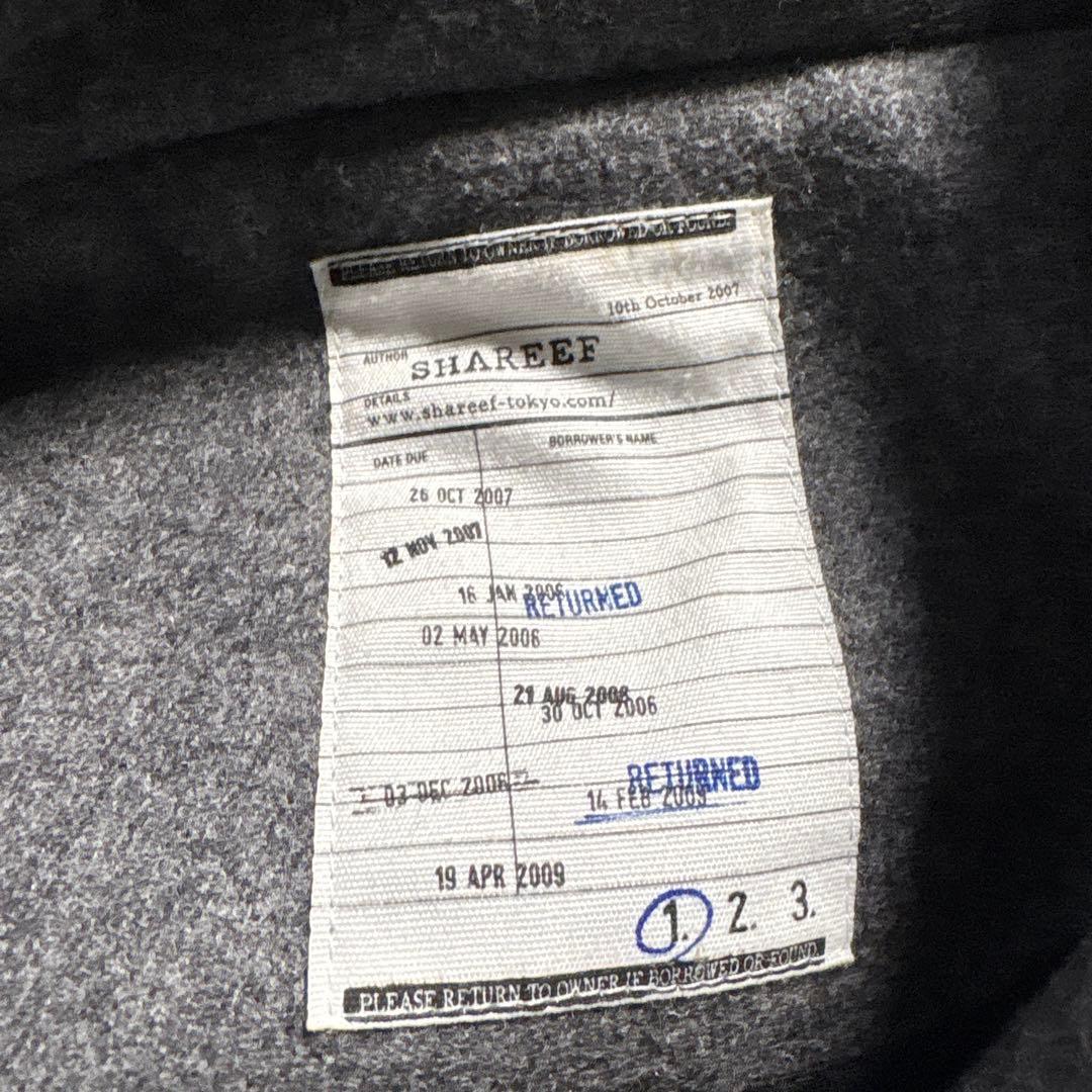 SHAREEF 16aw ウール カシミヤ ダブルフェイス ロング コート