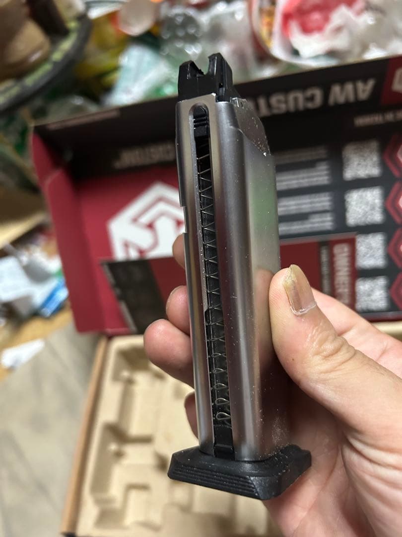 AW CUSTOM TM ガスガン ブラック/シルバー