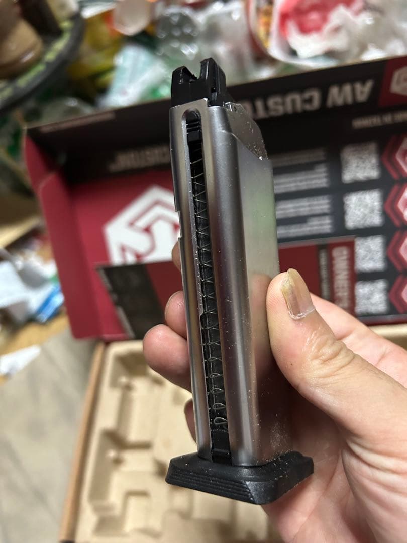 AW CUSTOM TM ガスガン ブラック/シルバー